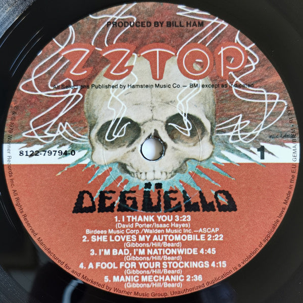 ZZ Top - Degüello - LP