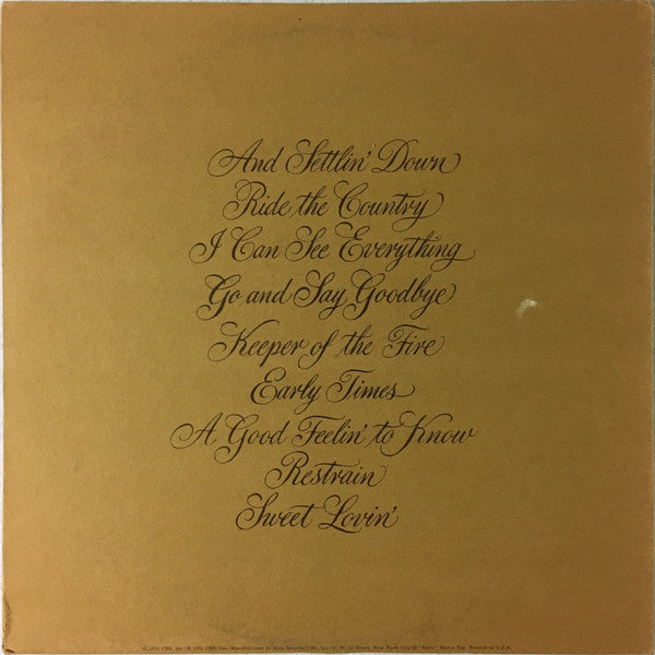 Poco (3) - A Good Feelin' To Know - LP