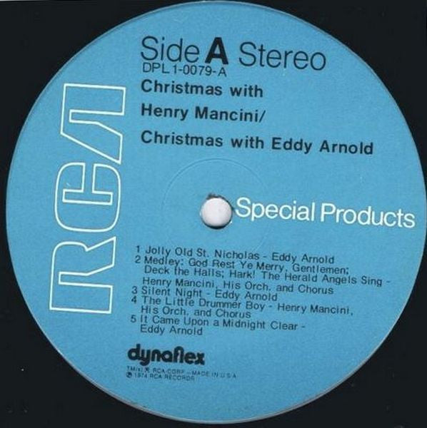 Eddy Arnold / Henry Mancini - Christmas With Eddy Arnold / Christmas With Henry Mancini - LP