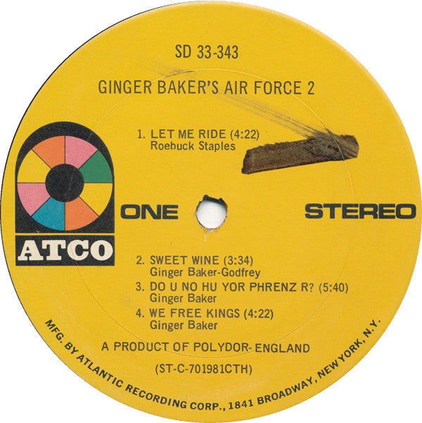 Ginger Baker's Air Force - Air Force 2 - LP