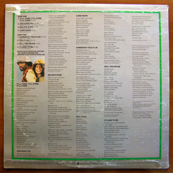 Ashford & Simpson - Come As You Are - LP