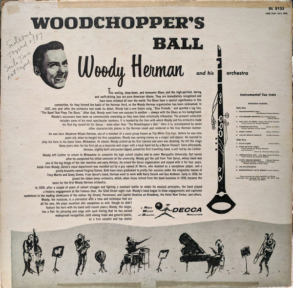 Woody Herman And His Orchestra - Woodchopper's Ball - LP