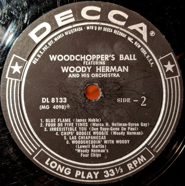 Woody Herman And His Orchestra - Woodchopper's Ball - LP