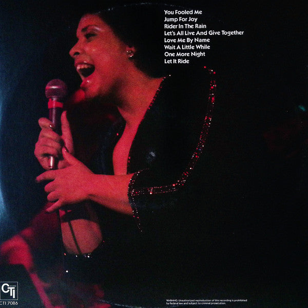Patti Austin - Live At The Bottom Line - LP