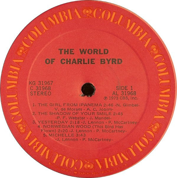 Charlie Byrd - The World Of Charlie Byrd - LP