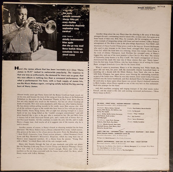 Harry James  - More Harry James In Hi-Fi - LP