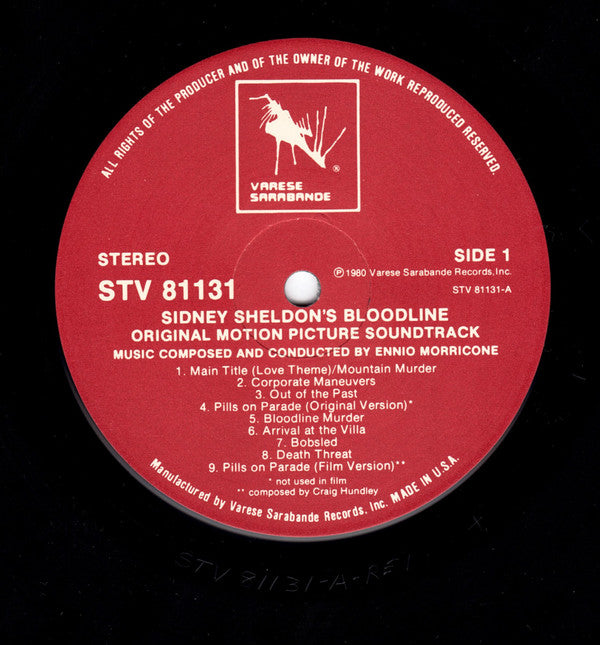 Ennio Morricone - Bloodline (Original Motion Picture Soundtrack) - LP