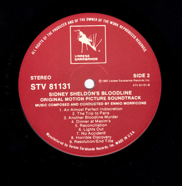 Ennio Morricone - Bloodline (Original Motion Picture Soundtrack) - LP