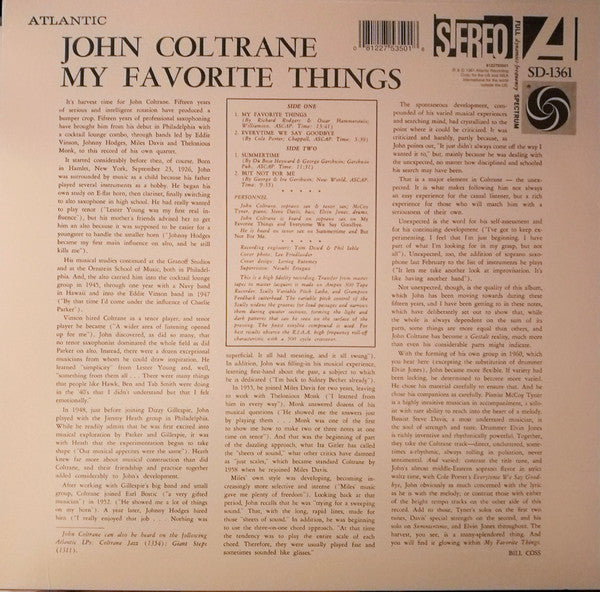 John Coltrane - My Favorite Things - LP