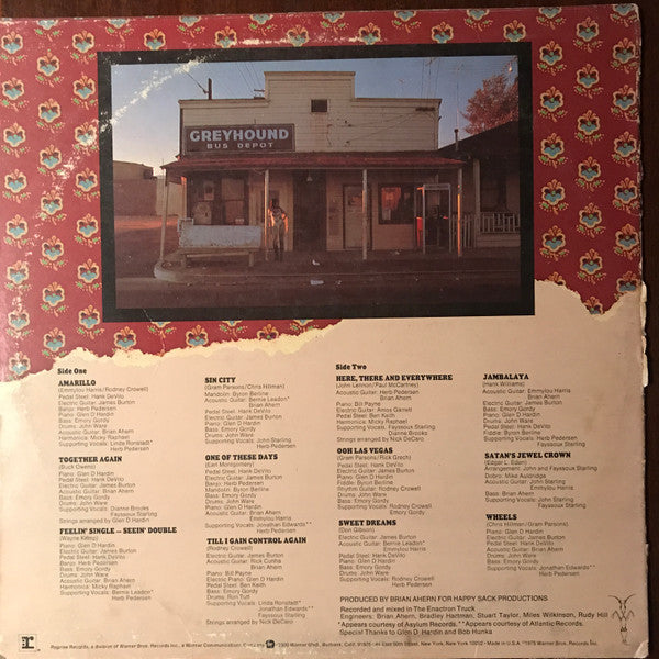 Emmylou Harris - Elite Hotel - LP