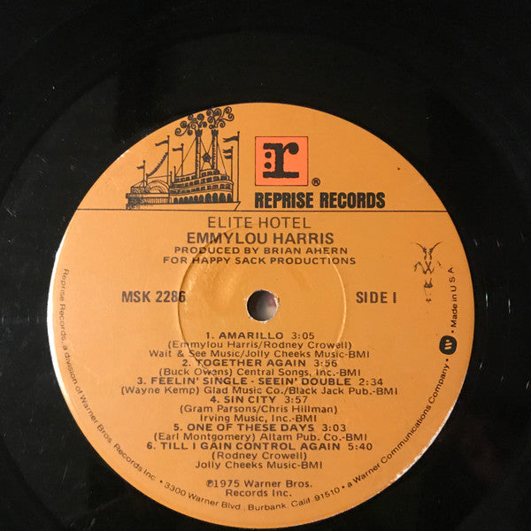 Emmylou Harris - Elite Hotel - LP