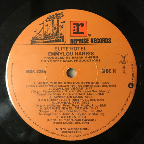 Emmylou Harris - Elite Hotel - LP