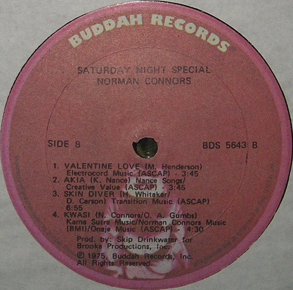 Norman Connors - Saturday Night Special - LP