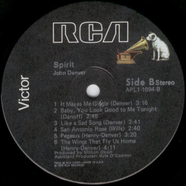 John Denver - Spirit - LP