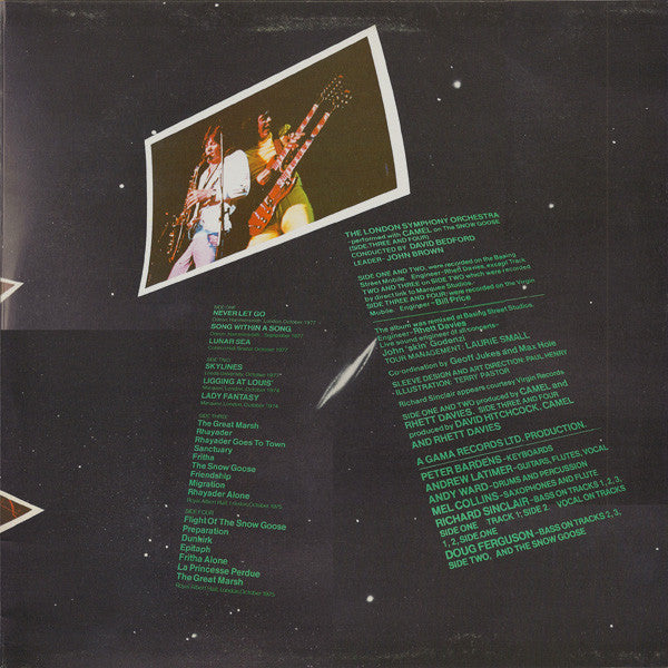 Camel - A Live Record - LP
