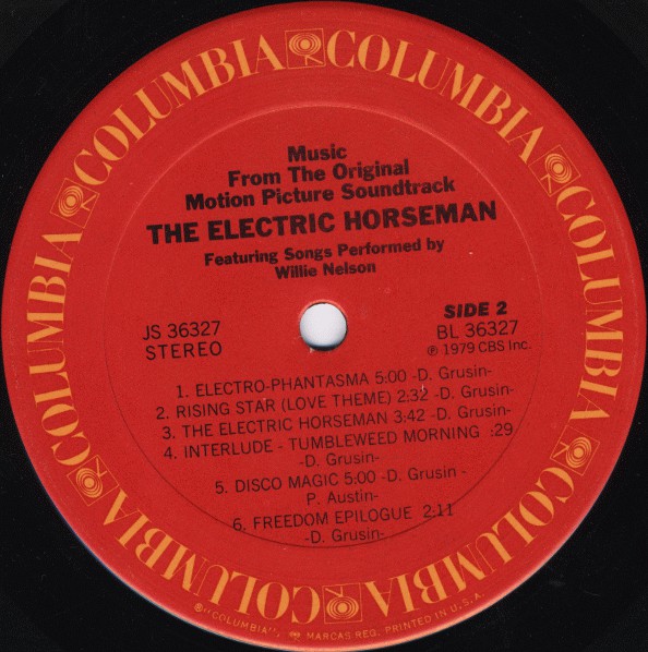 Willie Nelson / Dave Grusin - The Electric Horseman (Music From The Original Motion Picture Soundtrack) - LP