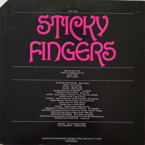 Sticky Fingers (2) - Sticky Fingers - LP