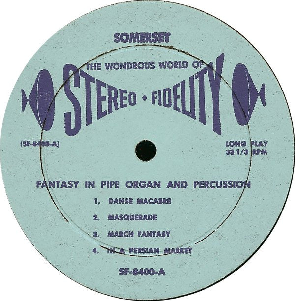 Georges Montalba - Fantasy In Pipe Organ And Percussion - LP
