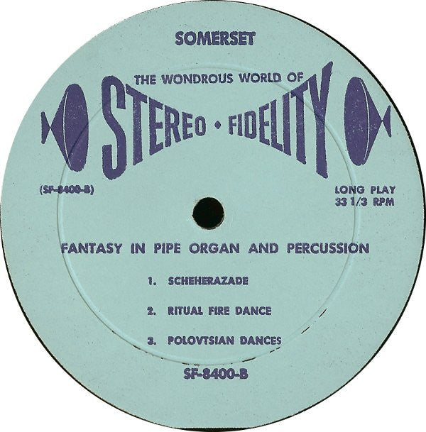 Georges Montalba - Fantasy In Pipe Organ And Percussion - LP