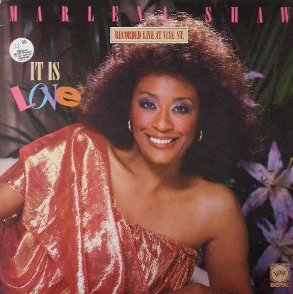Marlena Shaw - It Is Love - Recorded Live On Vine St. - LP