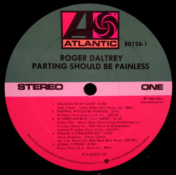 Roger Daltrey - Parting Should Be Painless - LP