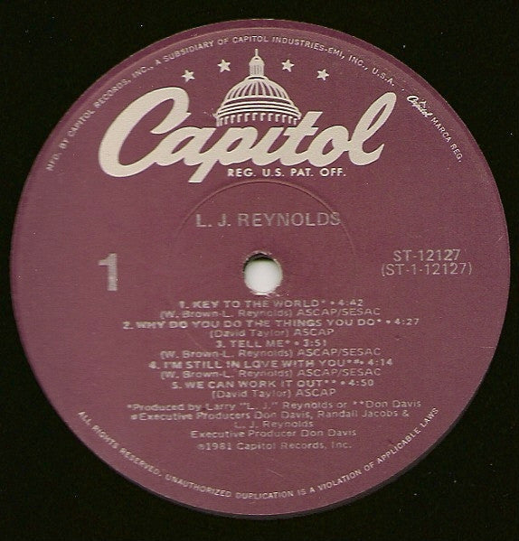 L. J. Reynolds* - L. J. Reynolds - LP