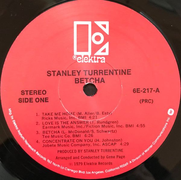 Stanley Turrentine - Betcha - LP