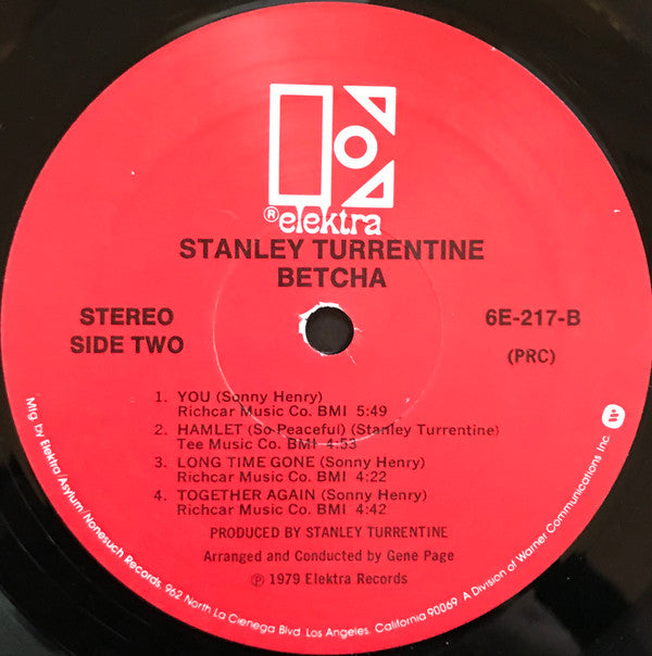 Stanley Turrentine - Betcha - LP