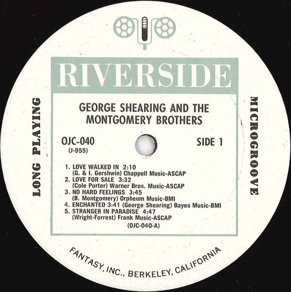 George Shearing And The Montgomery Brothers - George Shearing And The Montgomery Brothers - LP