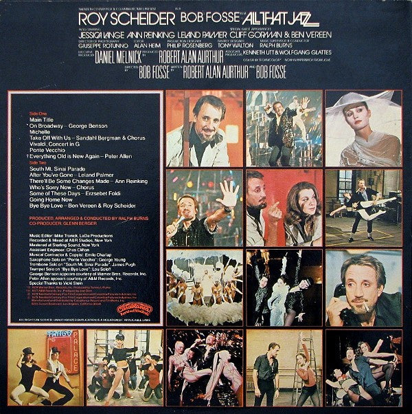 Various - All That Jazz - Music From The Original Motion Picture Soundtrack - LP
