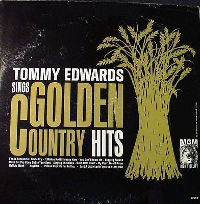 Tommy Edwards - Tommy Edwards Sings Golden Country Hits - LP