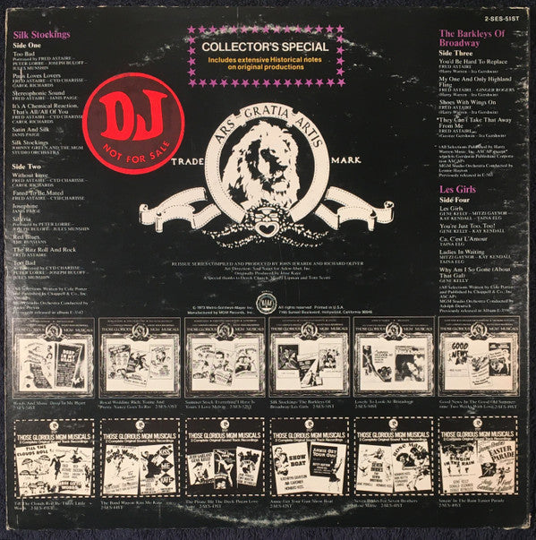 Various - Those Glorious MGM Musicals - Silk Stockings / The Barkleys Of Broadway / Les Girls - LP