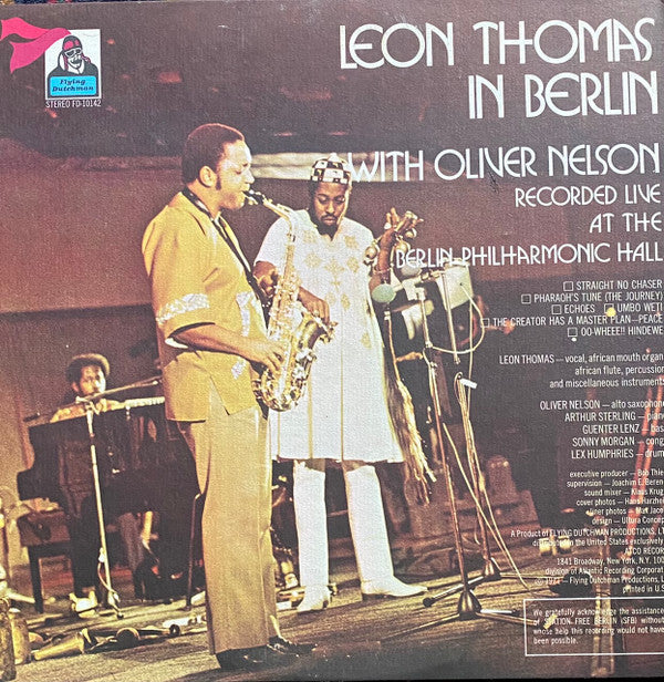 Leon Thomas With Oliver Nelson - In Berlin - LP