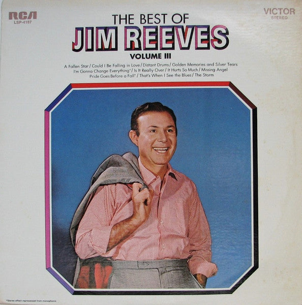 Jim Reeves - The Best Of Jim Reeves Volume III - LP