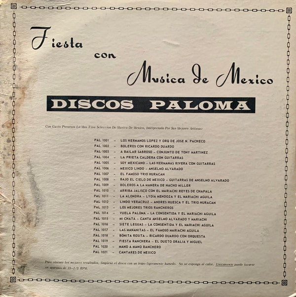Anselmo Alvarado Con Guitarra* - Mi Chata - LP