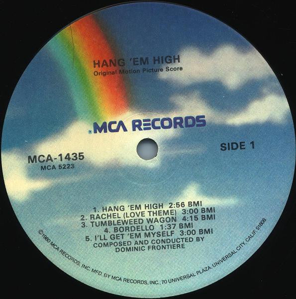 Dominic Frontiere - Hang 'Em High (Original Motion Picture Score) - LP