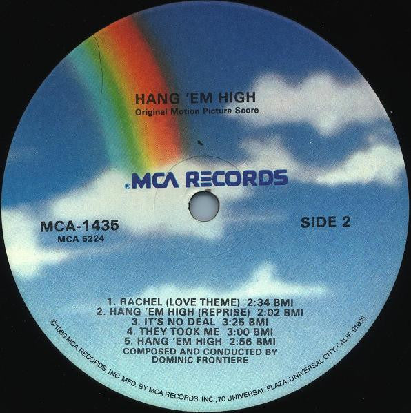 Dominic Frontiere - Hang 'Em High (Original Motion Picture Score) - LP