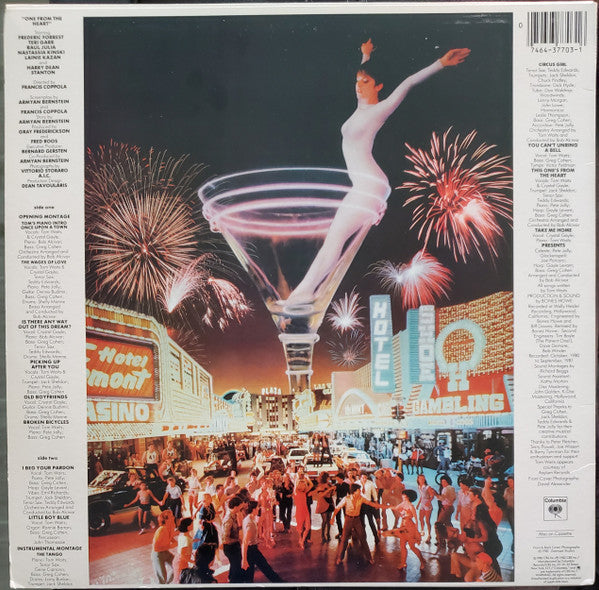 Tom Waits And Crystal Gayle - One From The Heart - The Original Motion Picture Soundtrack Of Francis Coppola's Movie - LP