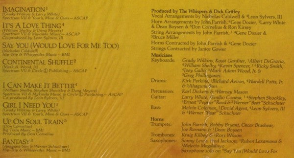 The Whispers - Imagination - LP