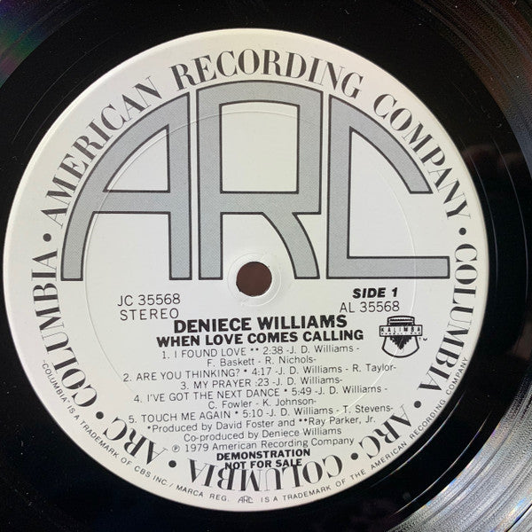 Deniece Williams - When Love Comes Calling - LP
