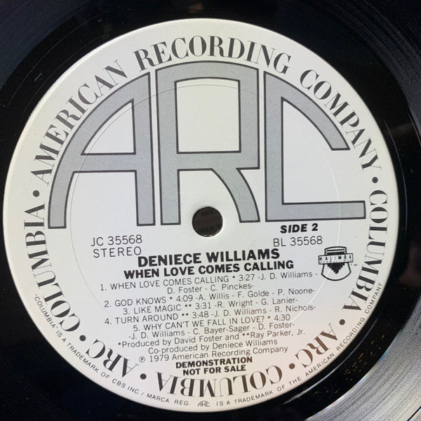 Deniece Williams - When Love Comes Calling - LP