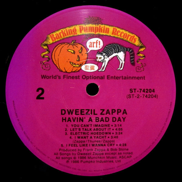 Dweezil Zappa - Havin' A Bad Day - LP