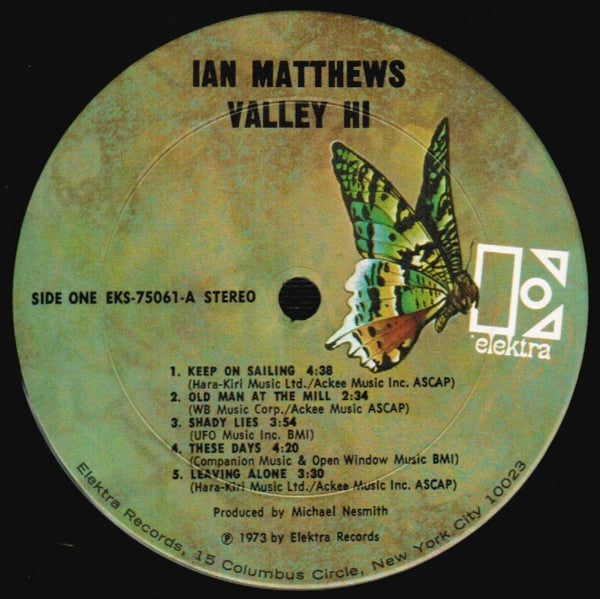 Ian Matthews* - Valley Hi - LP