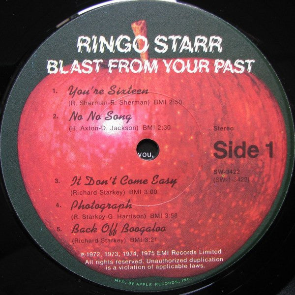 Ringo Starr - Blast From Your Past - LP