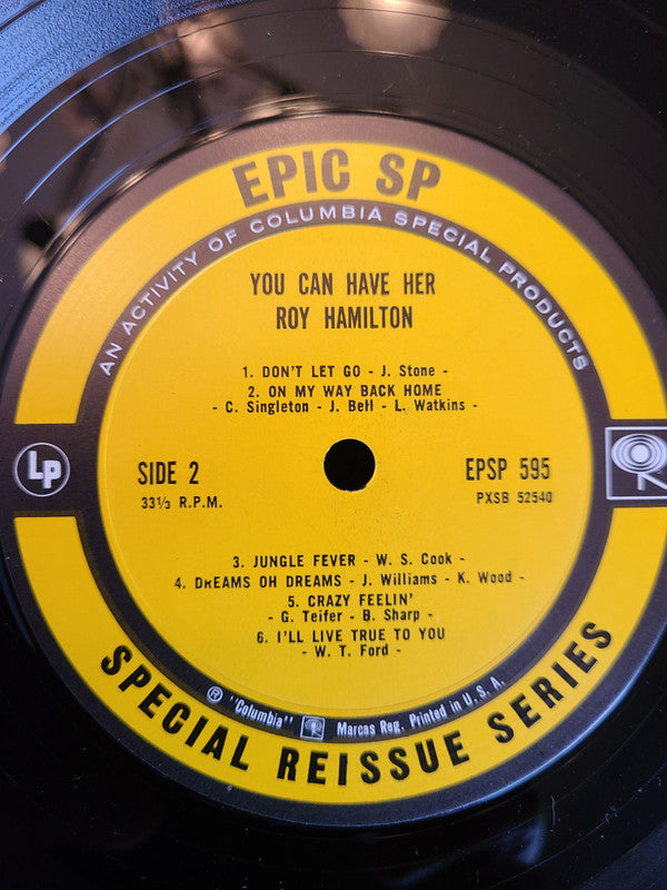 Roy Hamilton  - You Can Have Her - LP