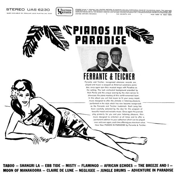 Ferrante & Teicher - Pianos In Paradise - LP