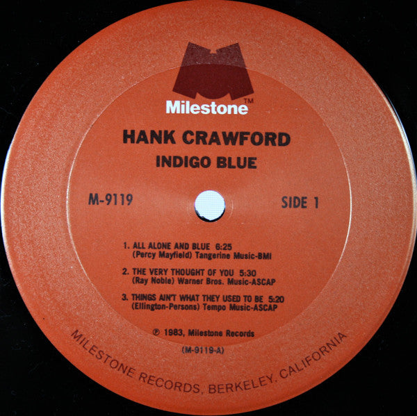 Hank Crawford - Indigo Blue - LP