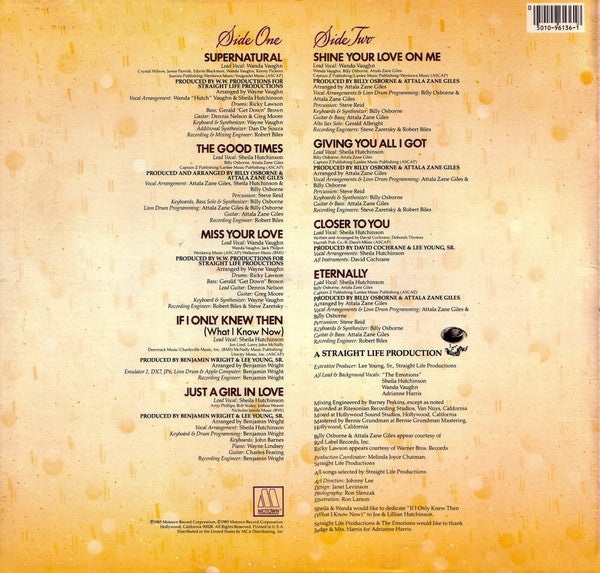 The Emotions - If I Only Knew - LP