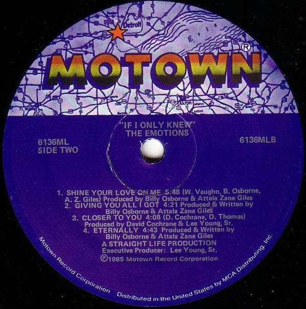 The Emotions - If I Only Knew - LP