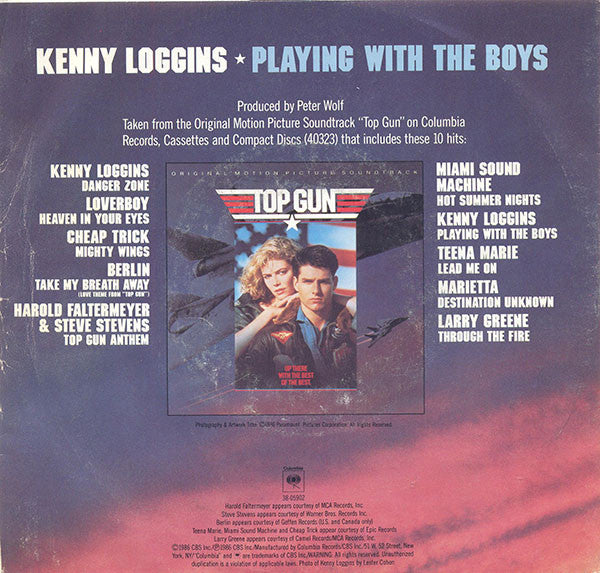 Kenny Loggins - Playing With The Boys - LP